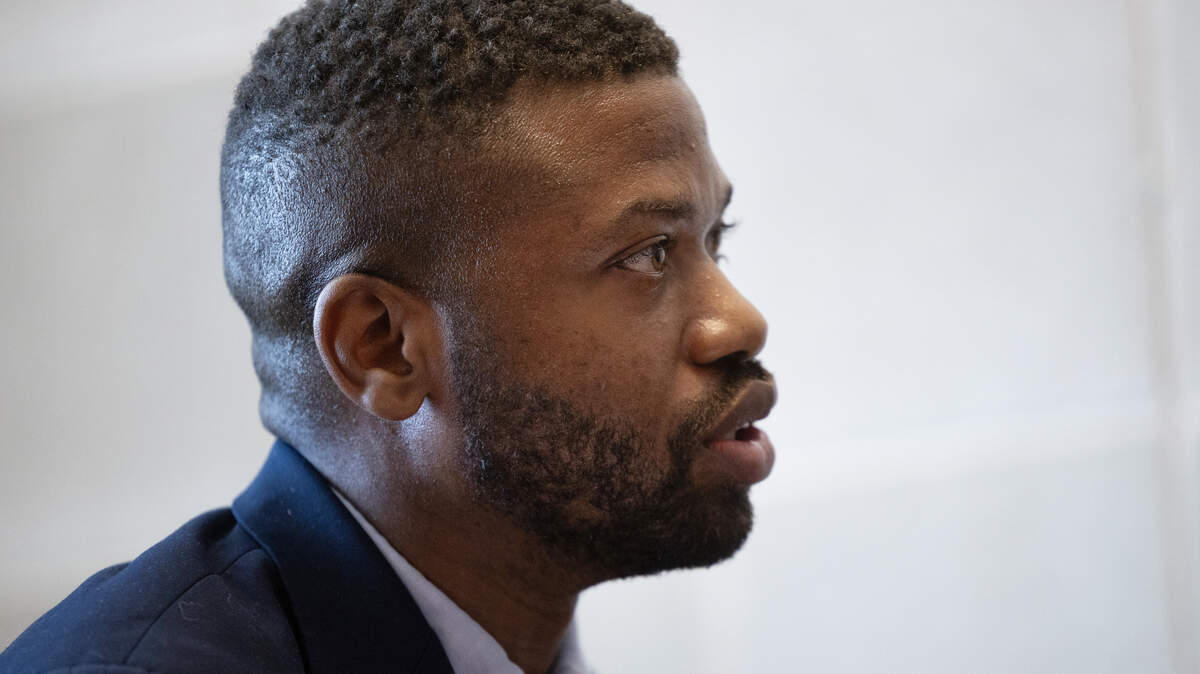 Rep. Cecil Brockman, photographed at the N.C. General Assembly in 2024.