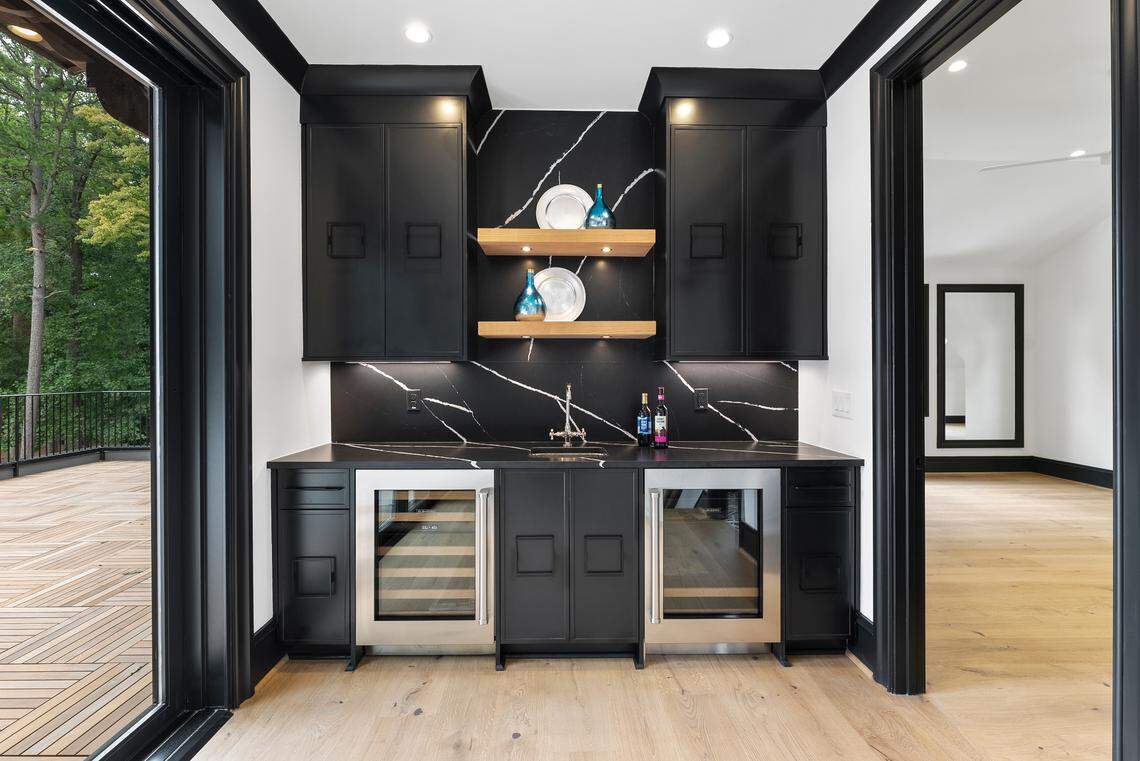 This 5-bed, 8-bath house is listed for $5 million in North Ridge, Raleigh.