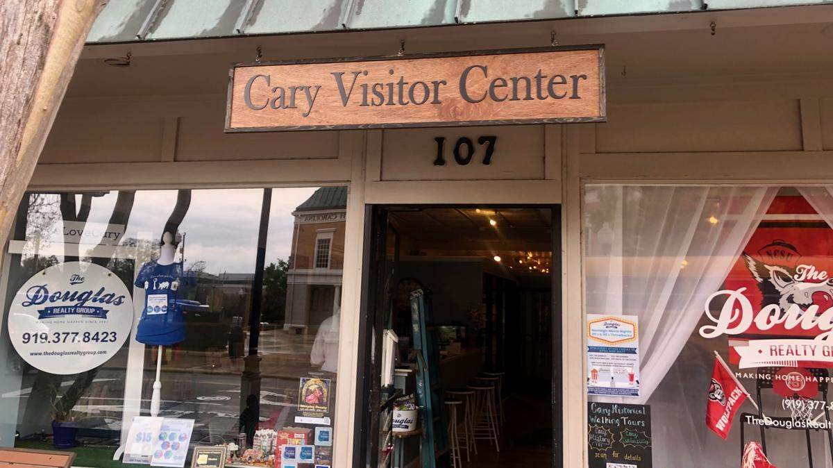 The Cary Visitor Center will be inside the front street-facing office space of the Douglas Realty Group downtown. The group donated part of its office for the center, where new residents and visitors can learn about the town’s history and happenings.