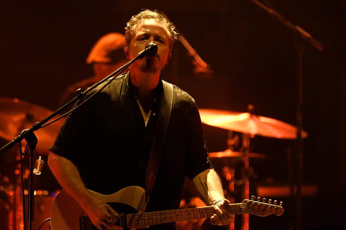 Jason Isbell and the 400 Unit, seen here performing on June 13, 2022, at Cary, N.C.’s Koka Booth Amphitheatre. Isbell and his band will play at Red Hat Amphitheater in Raleigh this year.