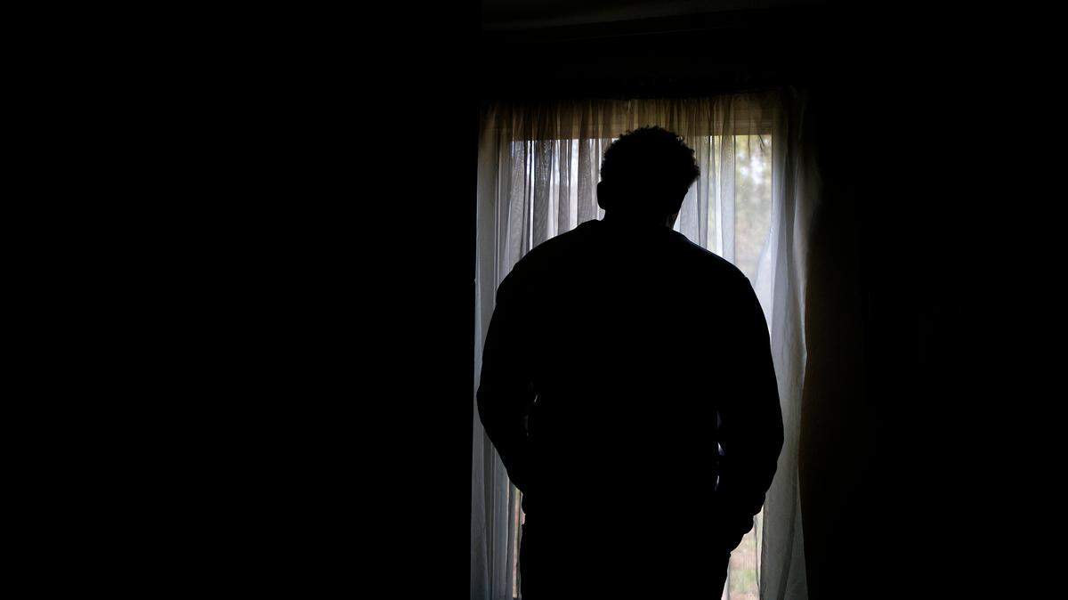 A teen who says he recently spent nearly 50 days in his room at a North Carolina juvenile detention center, except for showers and phone calls, is photographed on Wednesday, Jan. 3, 2024.