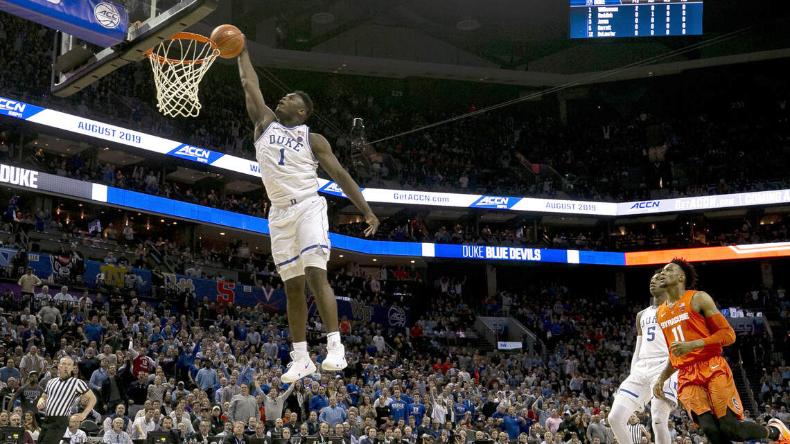 Duke heads to Charlotte with a healed Zion Williamson ready to play