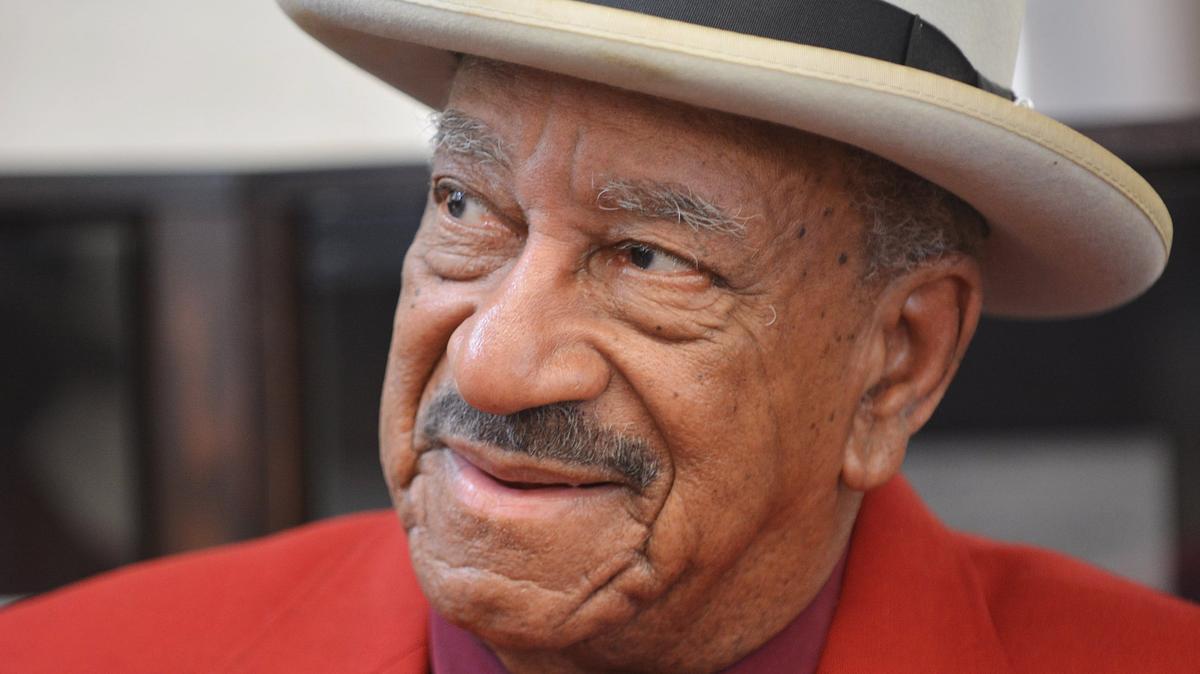 The Herald-Sun | Bernard Thomas Horace Johnson at the Orange County Historical Museum for the new exhibit honoring his life, and his contribution to the history of Hillsborough and the county.