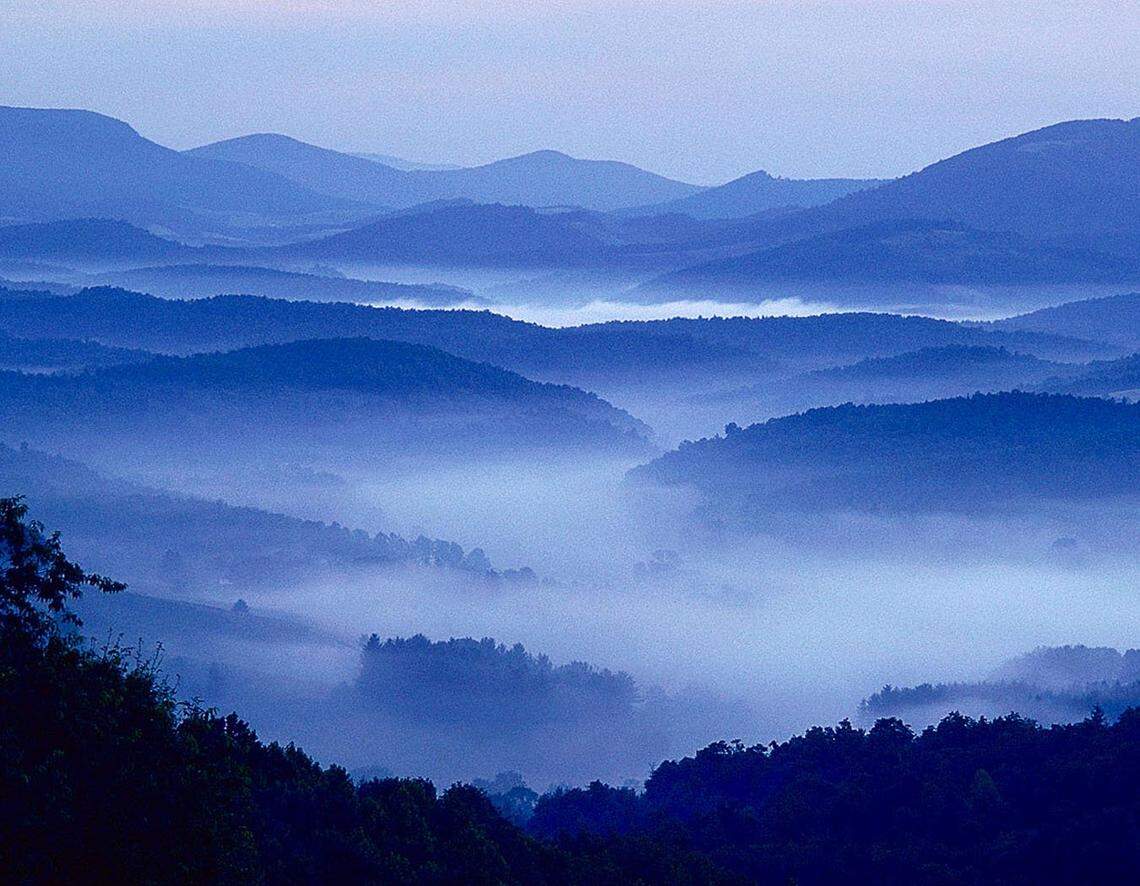 Grandfather Mountain is the highest peak in the Blue Ridge Mountains.