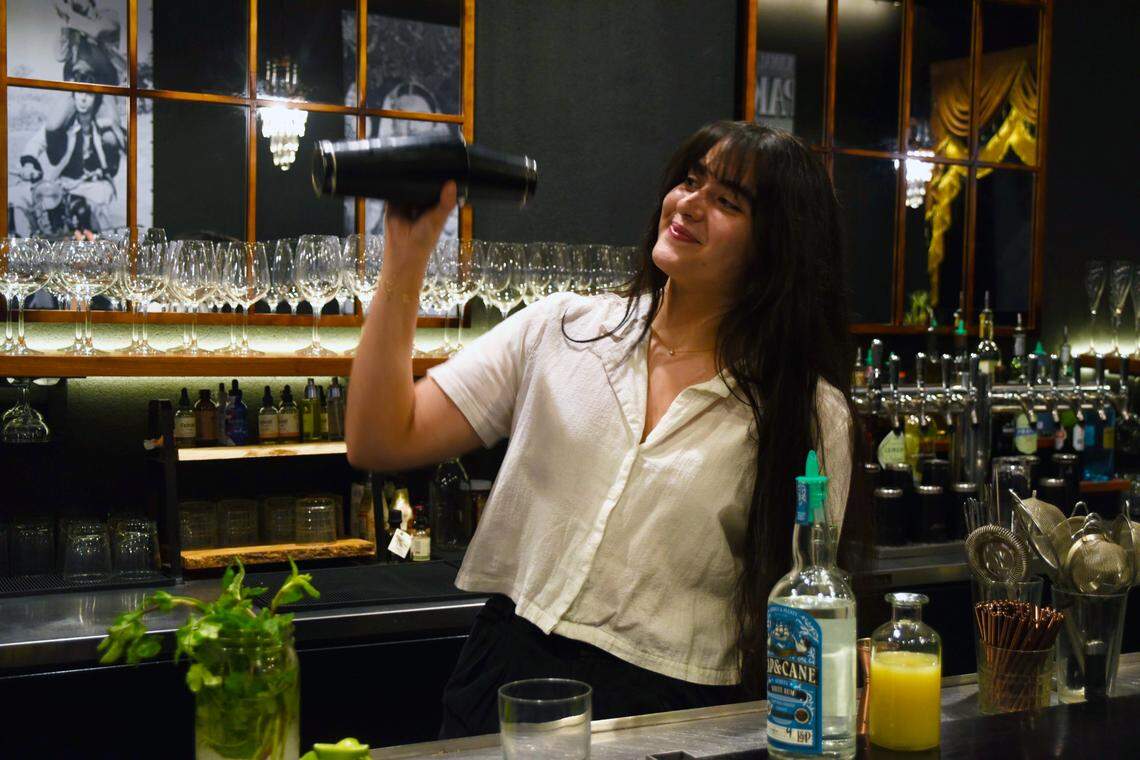 Amy Waas, daughter of Cheeni chef and founder Preeti Waas, formed the identity of The Bar Beej, an inventive cocktail bar in Durham.