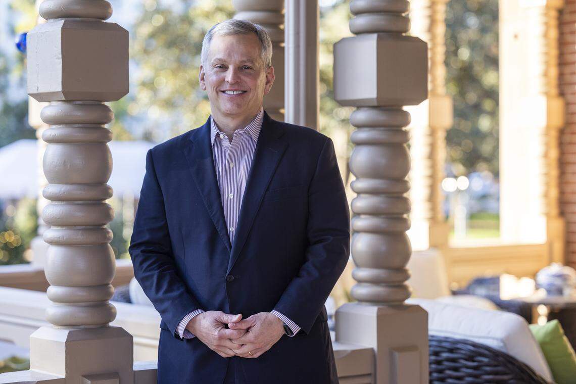 Gov. Josh Stein on Tuesday, Dec. 16, 2025, at the North Carolina Executive Mansion in Raleigh.