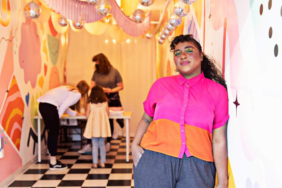 Jackie Morin of Wonderpuff is located in the new Boxyard RTP. Morin makes artisanal organic cotton candy in a variety of non-traditional flavors.