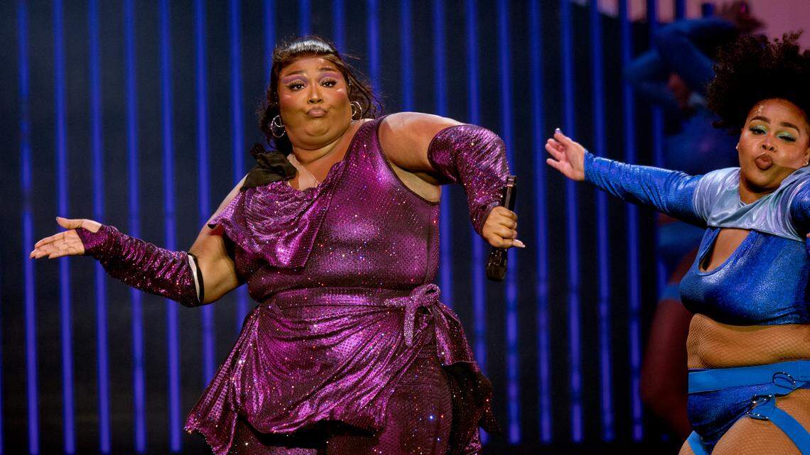 Lizzo in concert on her “Special Tour” at Raleigh’s PNC Arena, Wednesday night, May 10, 2023.