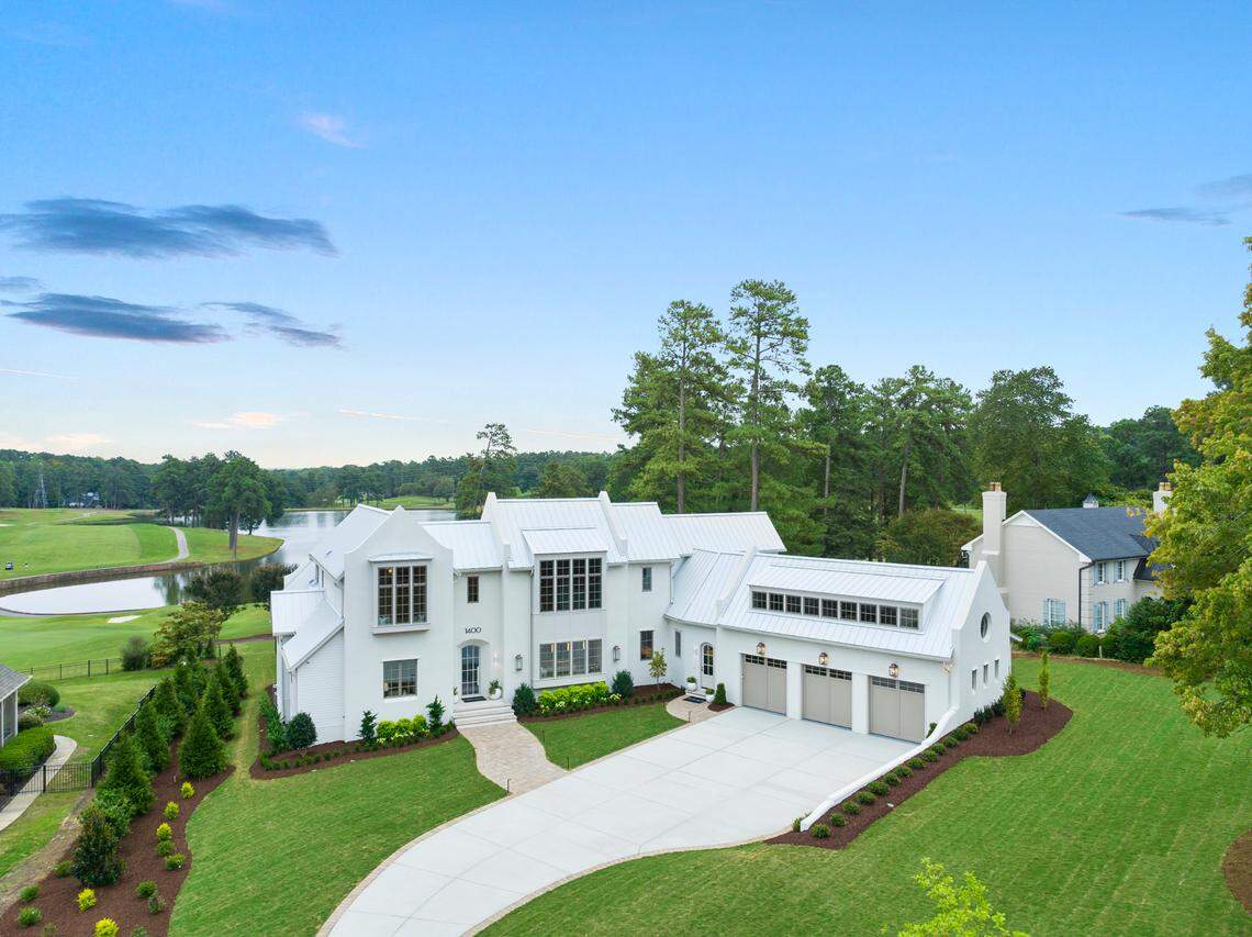 This 5-bed, 7-bath house is listed for nearly $7 million in North Ridge, Raleigh.