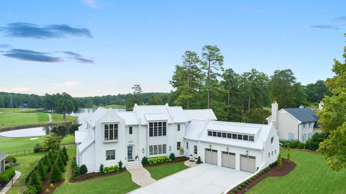 This 5-bed, 7-bath house is listed for nearly $7 million in North Ridge, Raleigh.