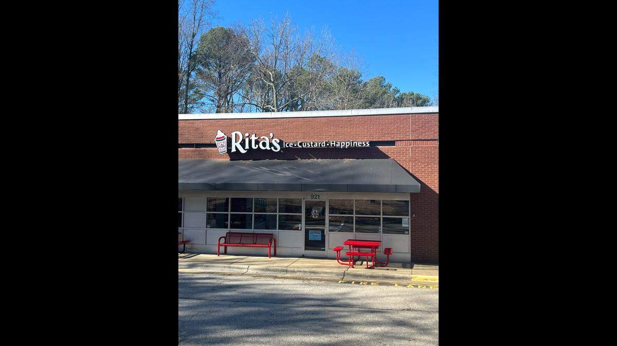 Rita’s Italian Ice is made fresh daily on-site and comes in 75 different flavors. The menu also includes frozen custard and treats like milkshakes, concretes and gelati.