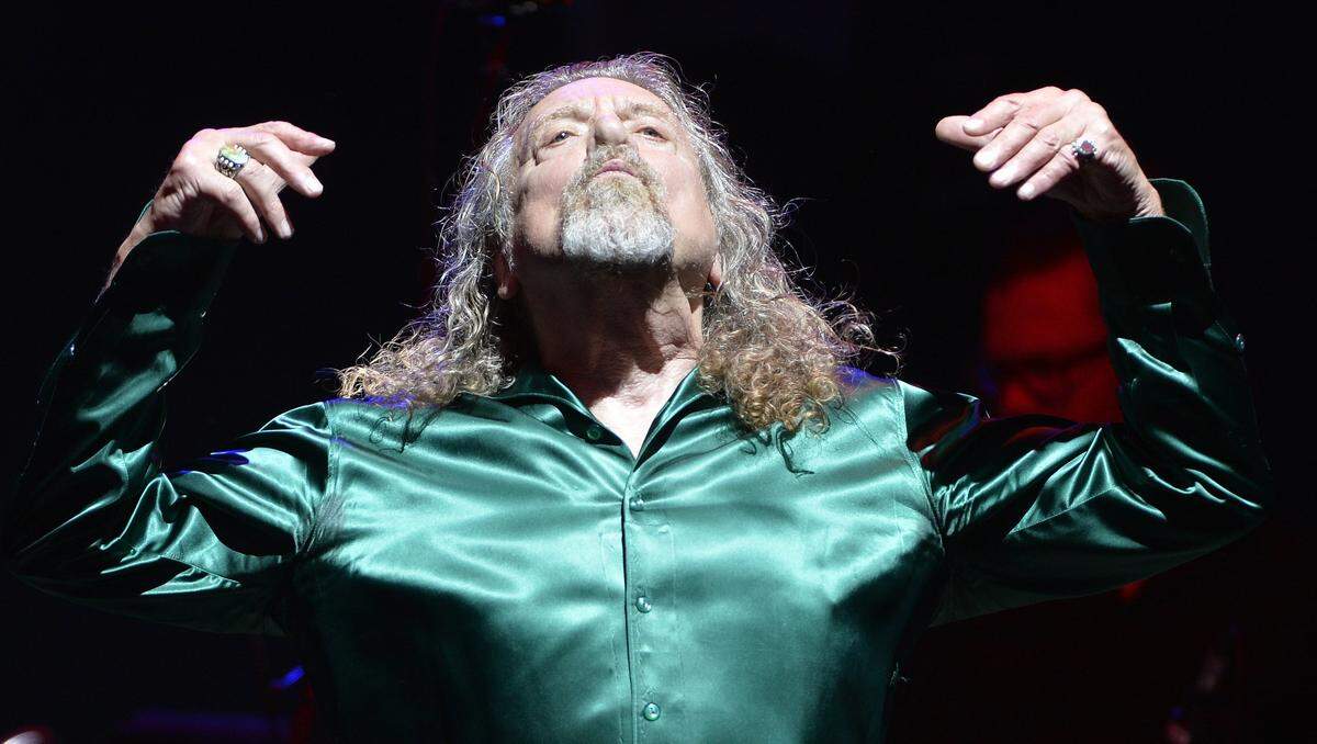 Robert Plant in concert with The Pixies at Cary, NC's Booth Amphitheater Monday night, June 15, 2015.  