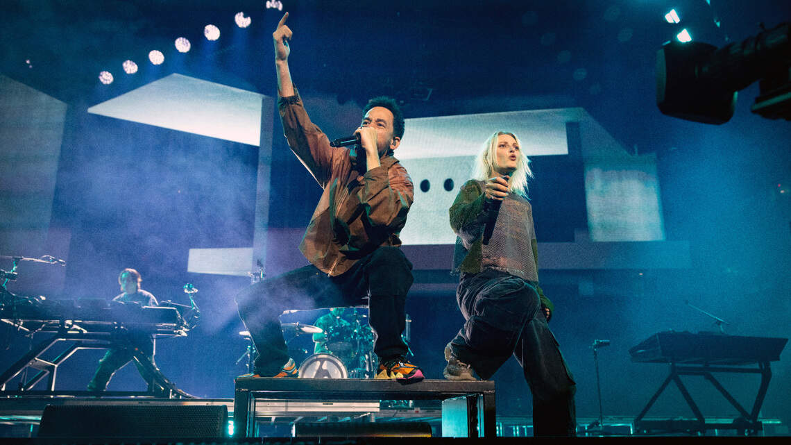 Linkin Park forges their future with a new singer. See photos from their NC show.