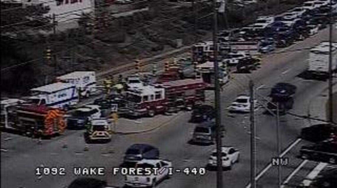 Wreck closes southbound Wake Forest Road at I-440 | Raleigh News & Observer