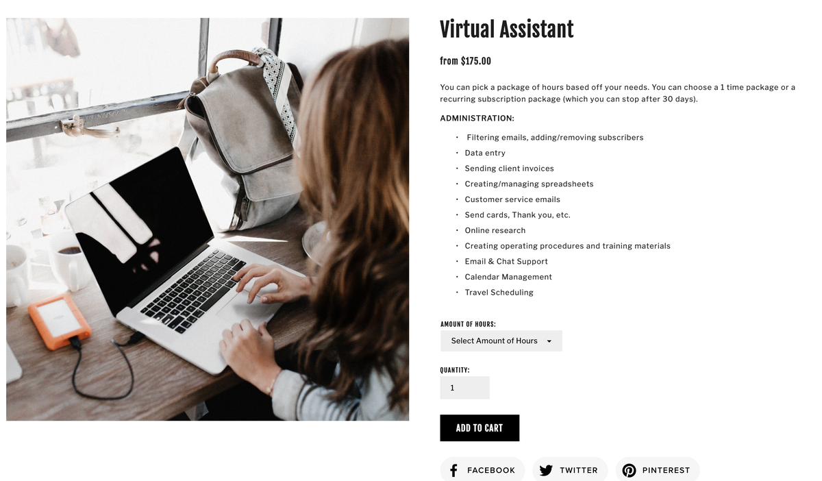 A screenshot of the MOMentum Marketplace.