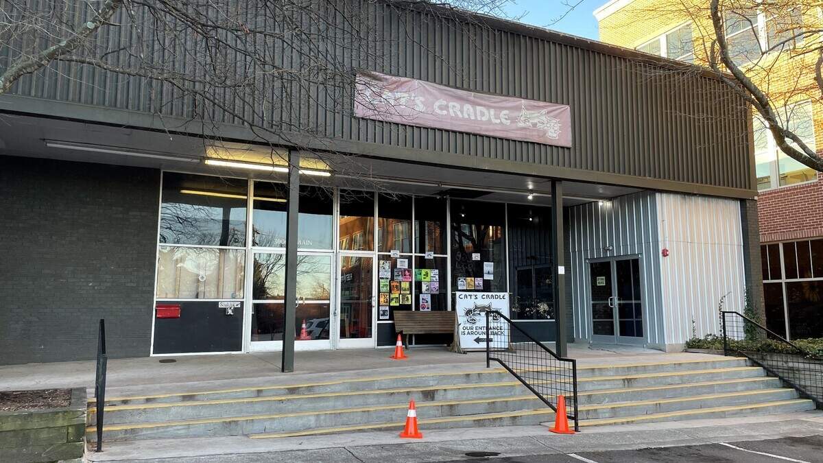Get a sneak peak at the new Cat’s Cradle venue. 1st live music event coming next week.