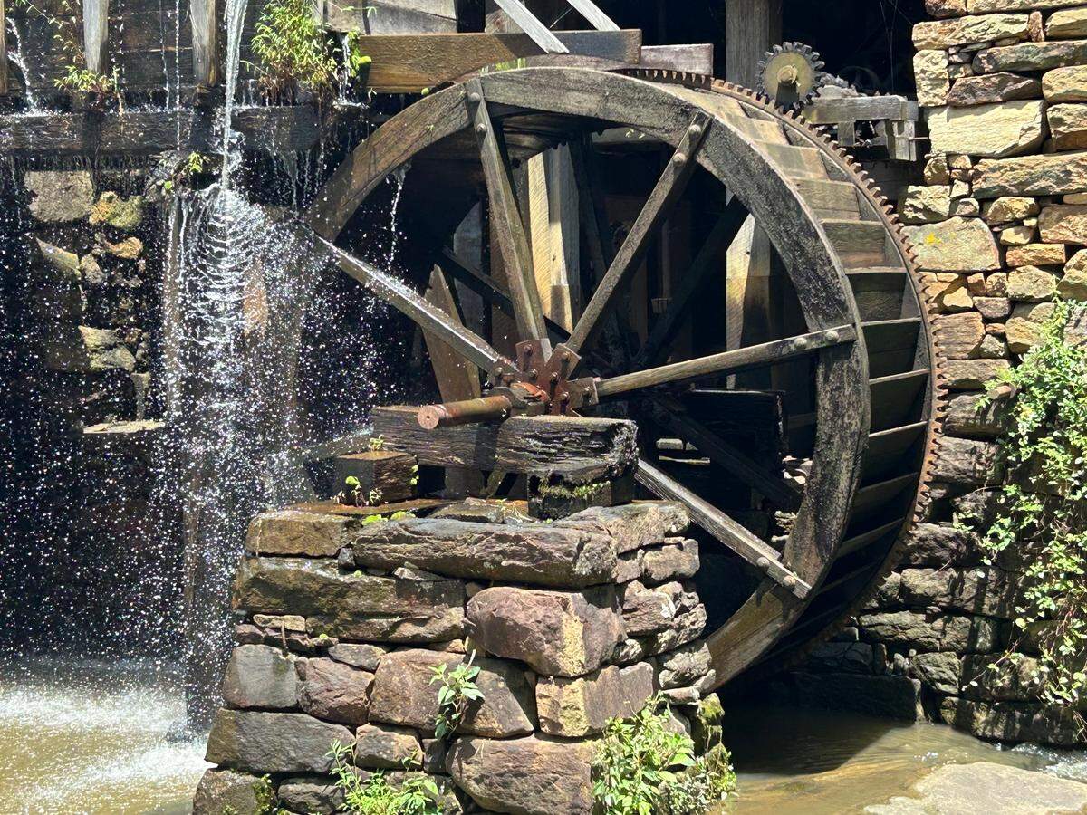 The 12-foot waterwheel at Yates Mill has started to wobble, and its bolts have begun to wear through the wood. A nonprofit seeks $400,000 to replace it.