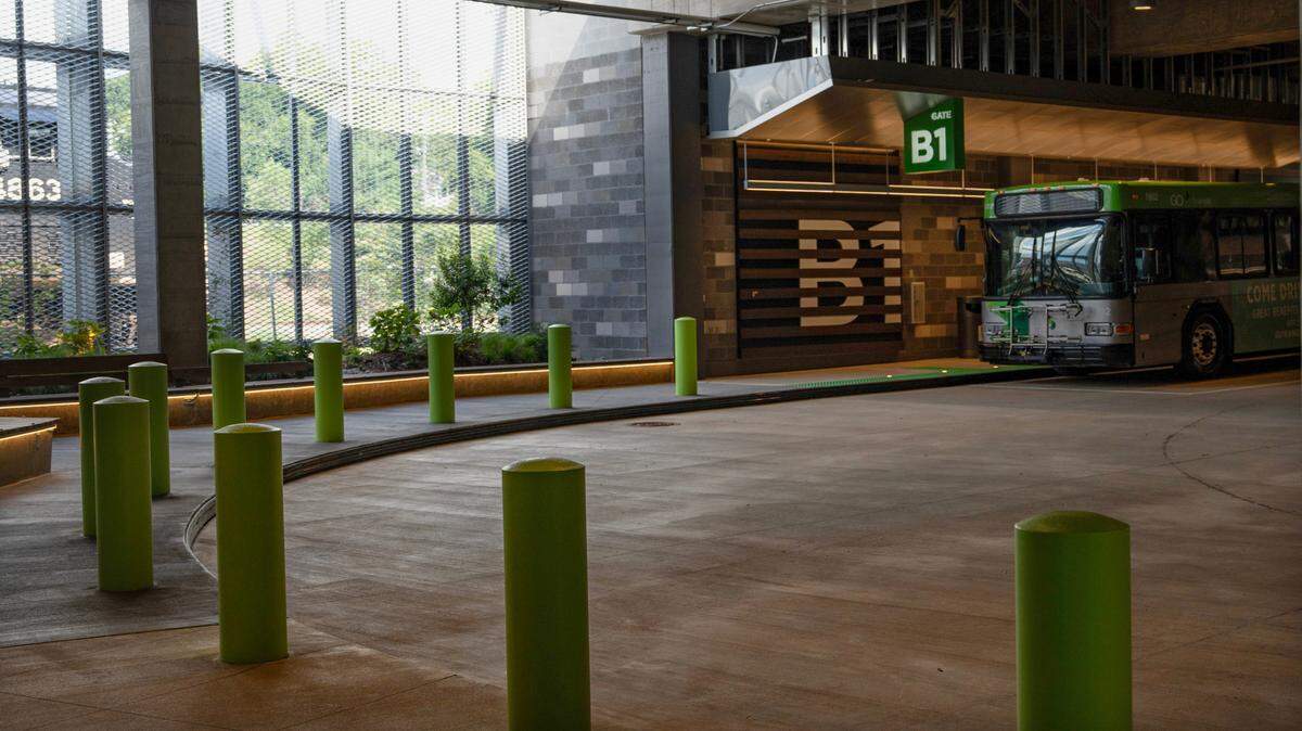 GoTriangle offered a behind-the-scenes look at the new Raleigh Union Station Bus facility on Wednesday, July 16, 2025.