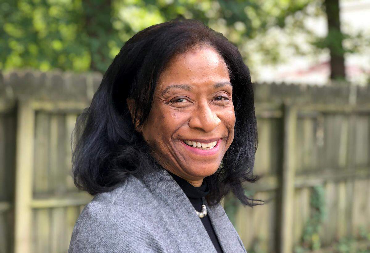 Sabrina Goode, a founding member of the Friends of Oberlin Village, was instrumental in the renaming of a Wake County middle school to honor the community started by former slaves. She was photographed at her sister’s home in Oberlin Village in September 2020.