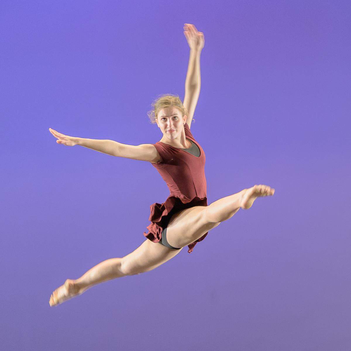 Green Hope High School dancer Alaina Isaak performs a routine. Isaak and other dance students are trying to save the dance program from being eliminated.