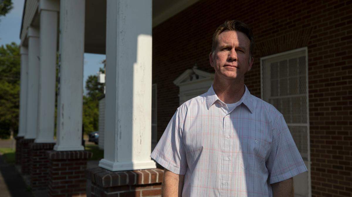 Army veteran Larry Coleman, post commander of Veterans of Foreign Wars Post 2740, is photographed in front of the building on Thursday, August 4, 2022, in Durham, N.C. An affordable housing complex is planned for the site of VFW Post 2740.