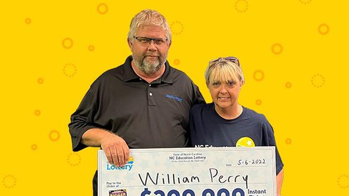 The man said his wife started “jumping up and down screaming” when she saw how much he won.