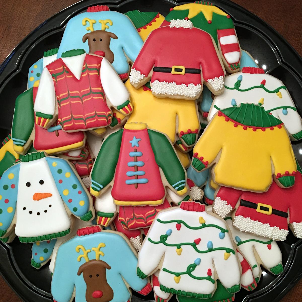 Tonya Petrucci of Durham, who owns Confections of a Cookie Addict, makes a variety of themed cookies including holiday cookies.