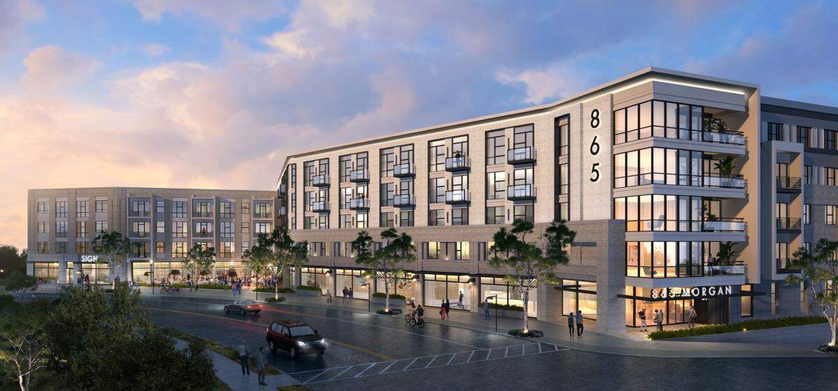 The 865 Morgan residential and retail development on W. Morgan Street in Raleigh would replace the Goodnight’s Comedy Club.
