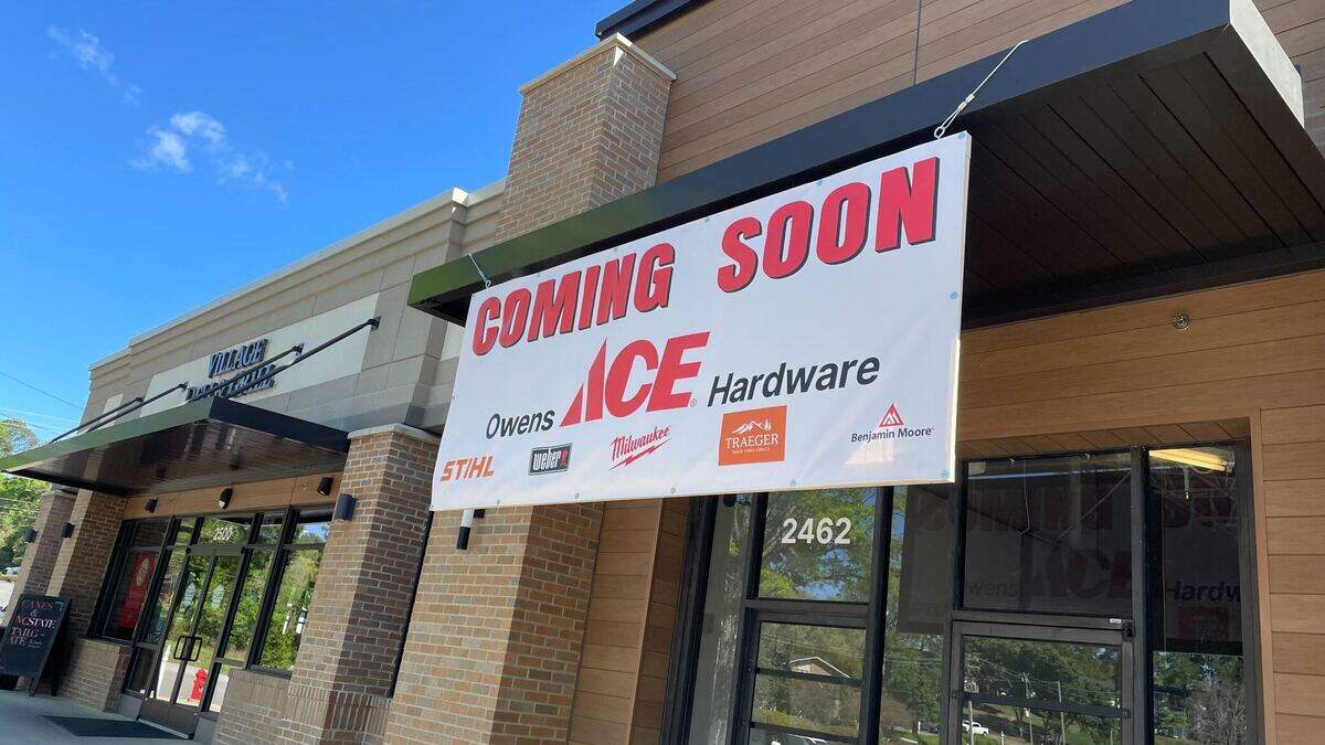 Ace Hardware will open at Lake Boone Trail Shopping Center this summer, part of a revamp that has given the 1970s-era center a new look, with additional and updated restaurants and individual looks for each storefront.