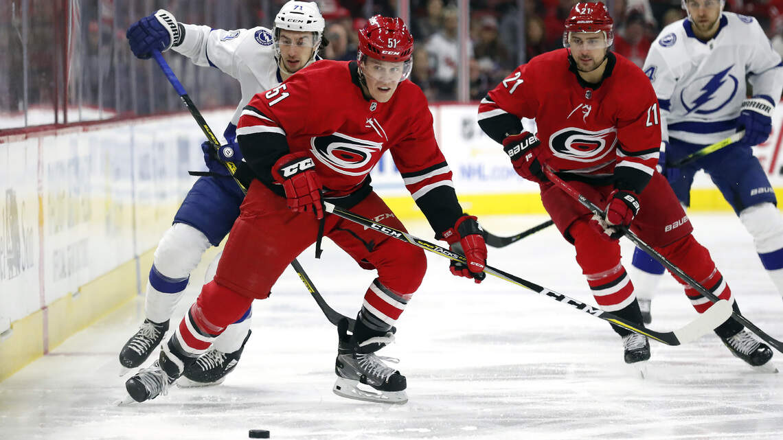 Canes coach Rod Brind’Amour disgusted with his team after  loss to streaking Lightning
