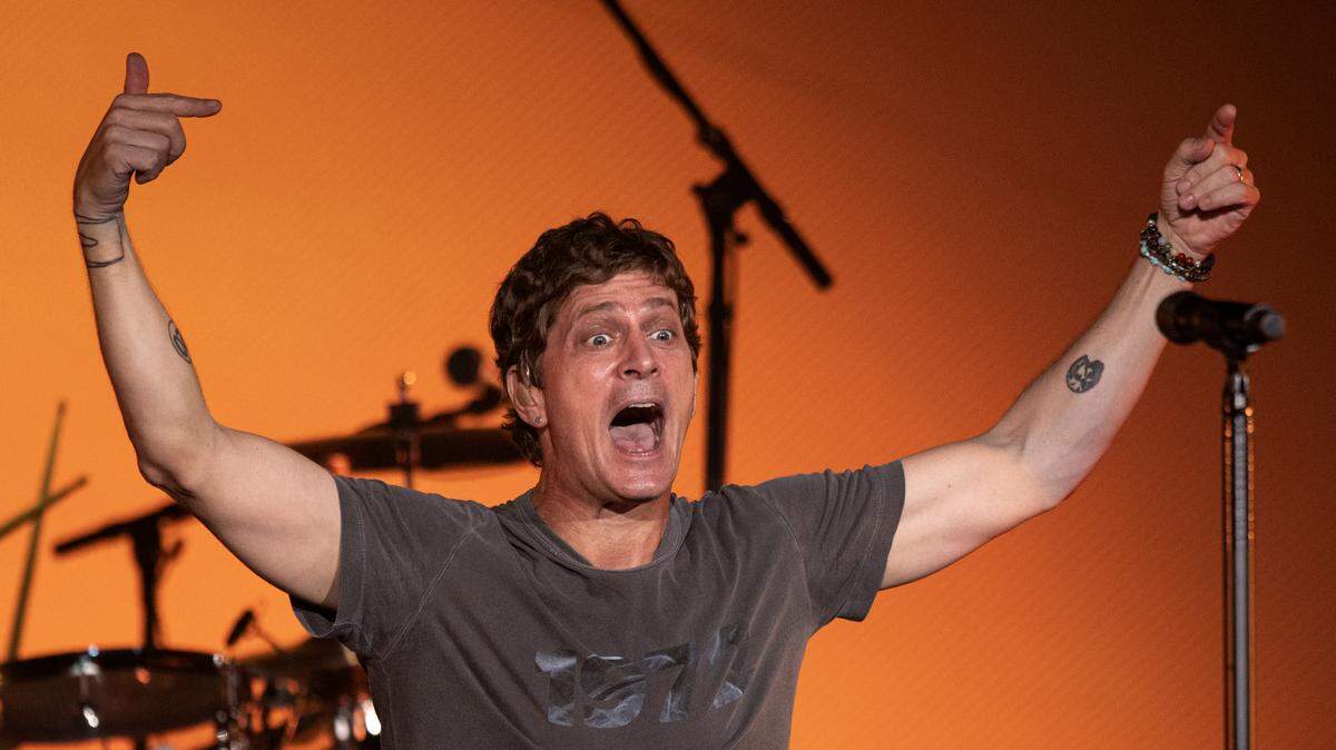 Rob Thomas and Matchbox 20 bring their “Slow Dream Tour” to Raleigh, N.C.’s Coastal Credit Union Music Park at Walnut Creek, Wednesday night, July 12, 2023.