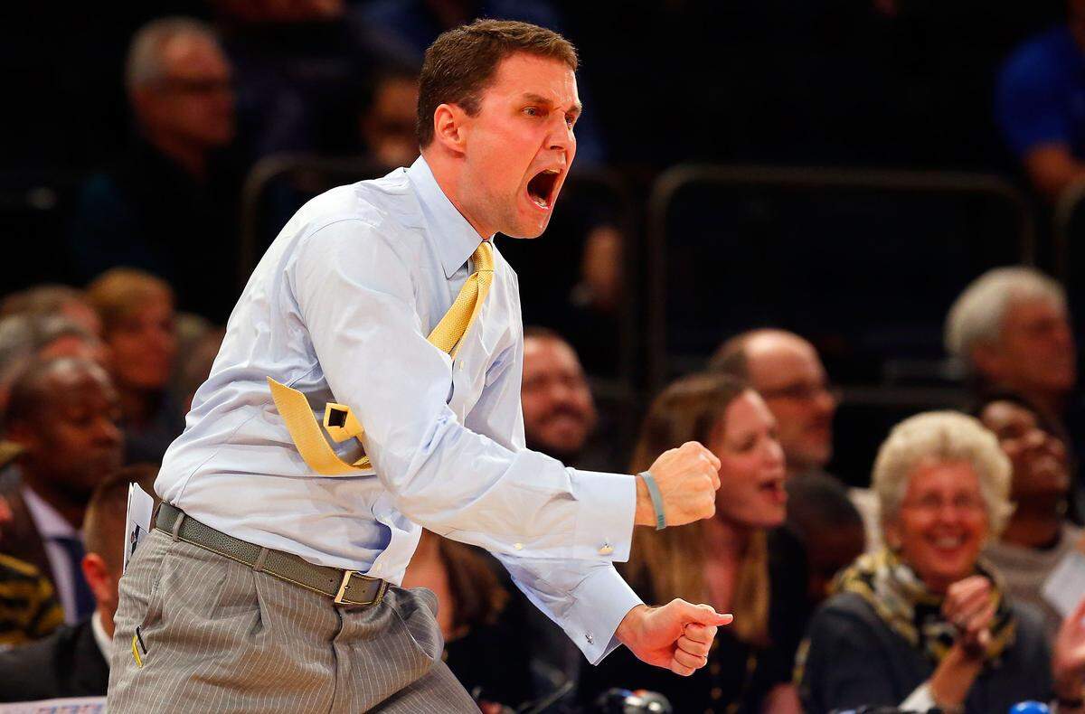 VCU head coach Will Wade reacts against the Duke Blue Devils during the 2K Classic at Madison Square Garden on Nov. 20, 2015 in New York City.