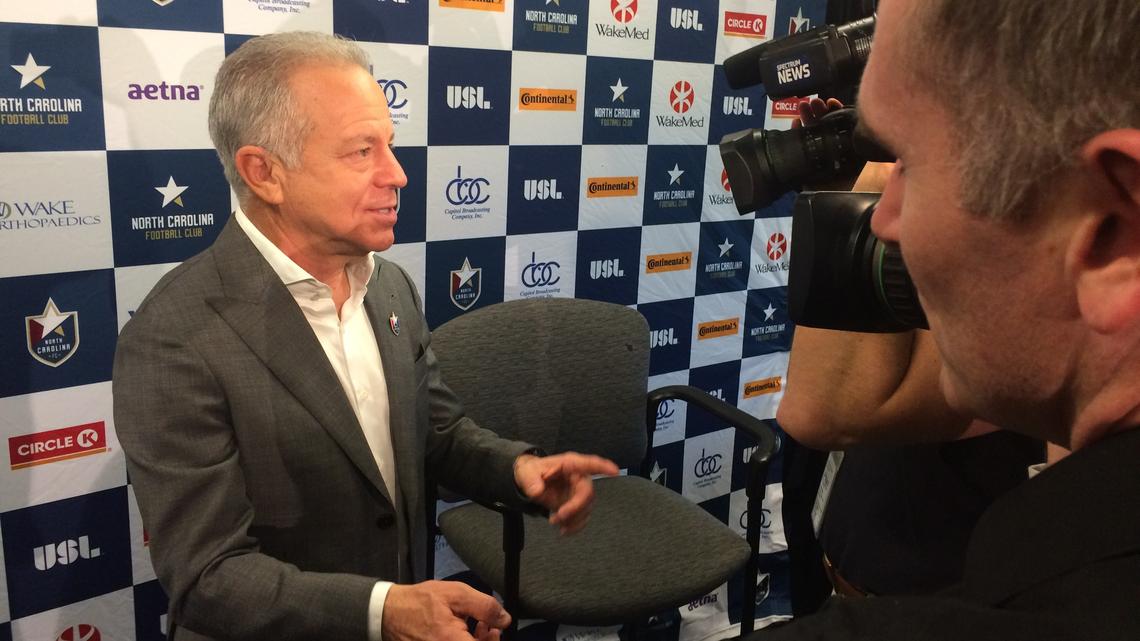 New North Carolina FC coach Dave Sarachan, introduced Thursday, has a long record of MLS success. His last job was caretaker manager of the U.S. Men’s National Team.