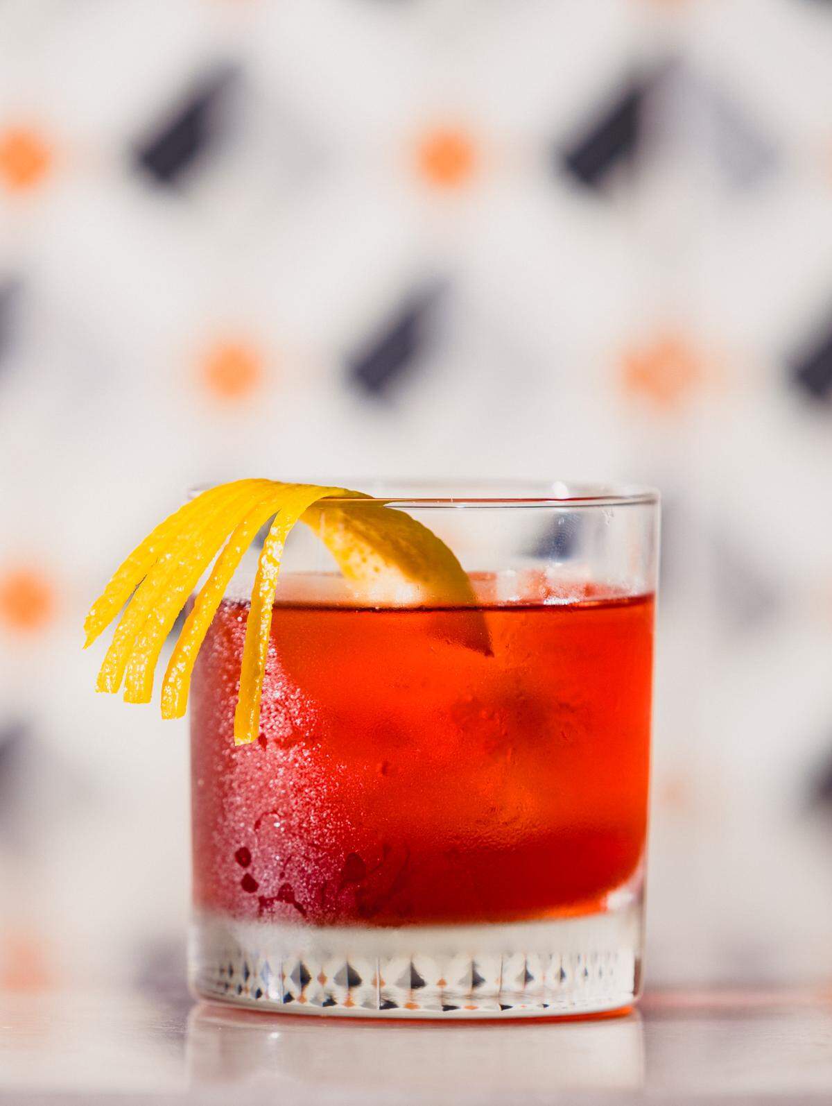 A negroni at Mothers & Sons Trattoria in Durham.