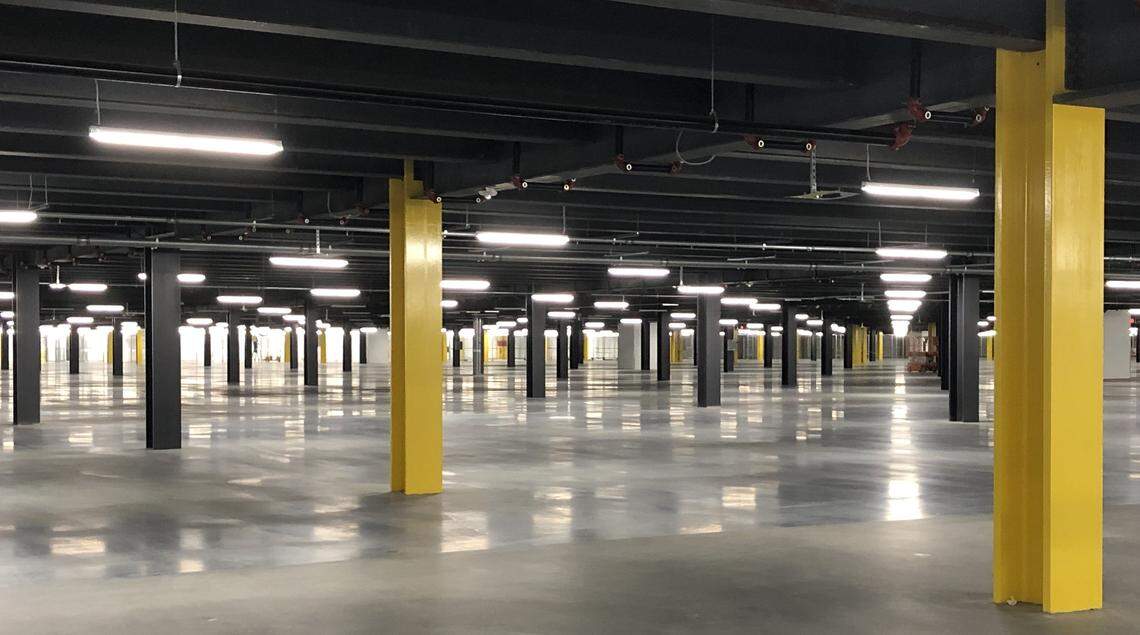 Once completed in 2020, the Amazon fulfillment center in Garner, N.C., will employ 1,500 people.