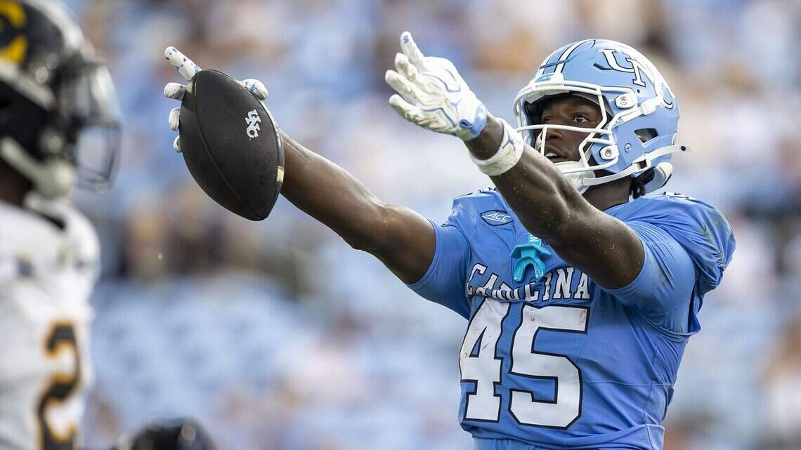 UNC dominates East Tennessee State in college football