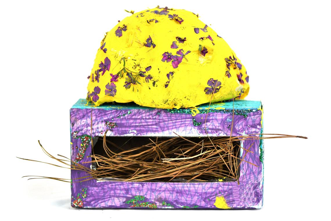 The Youth 4-6 1st place winner is Allison Morgan's "Flower Hut."