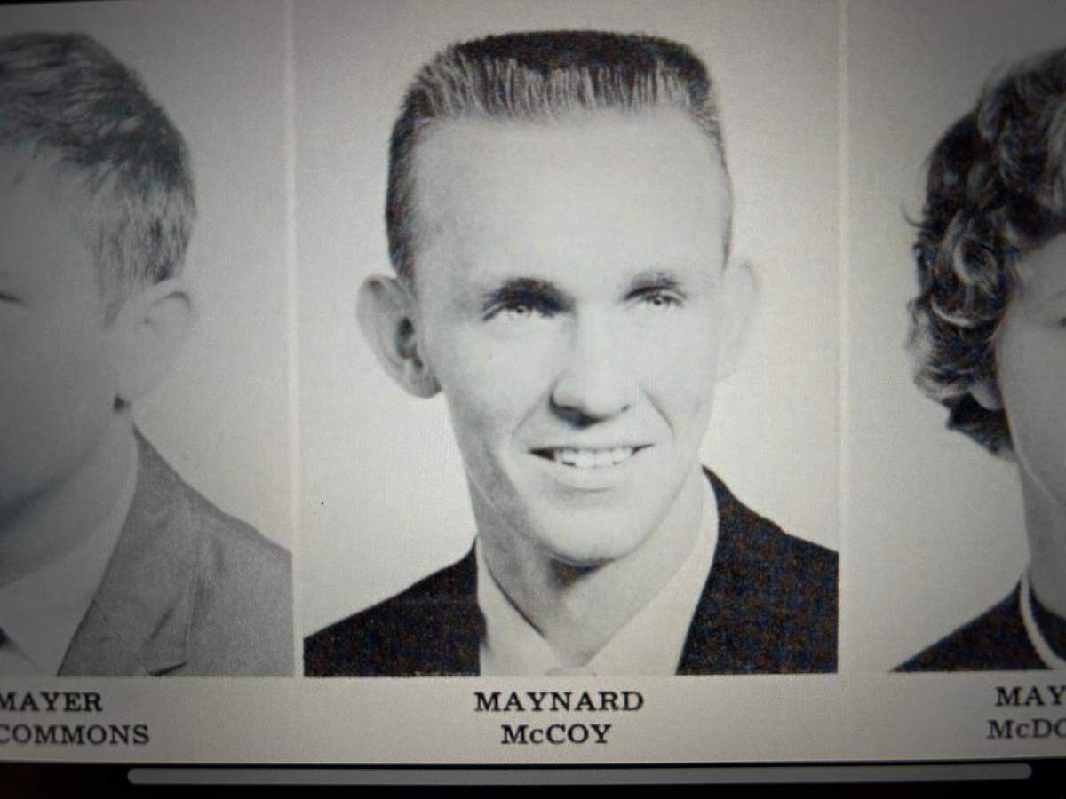 Richard Floyd McCoy Jr. as he appeared in the Broughton High School yearbook in 1961.