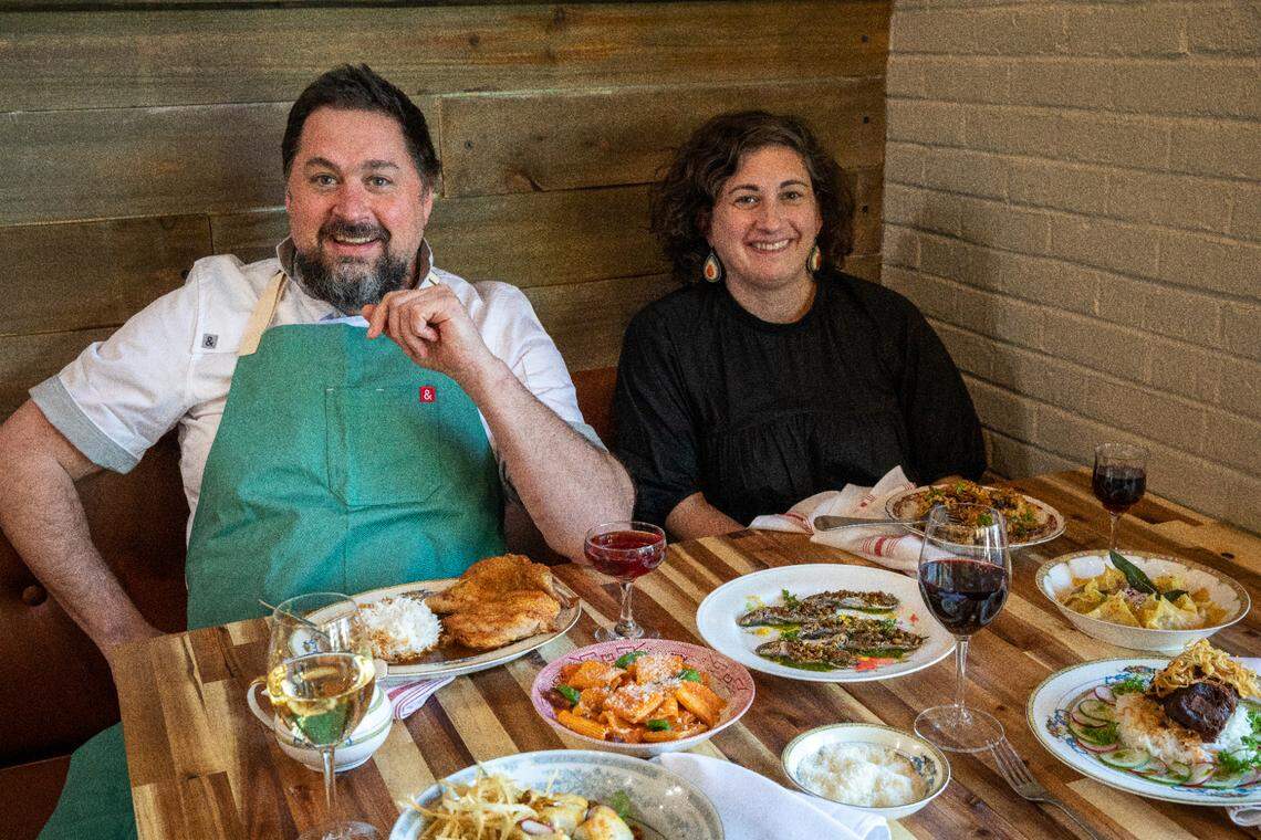 Garret Fleming and Eleanor Lacy, the sibling duo behind Chapel Hill’s Big Belly Que (which closed its doors spring 2022) are opening Bombolo, their newest restaurant on Martin Luther King Boulevard, on Thursday, Feb. 23.