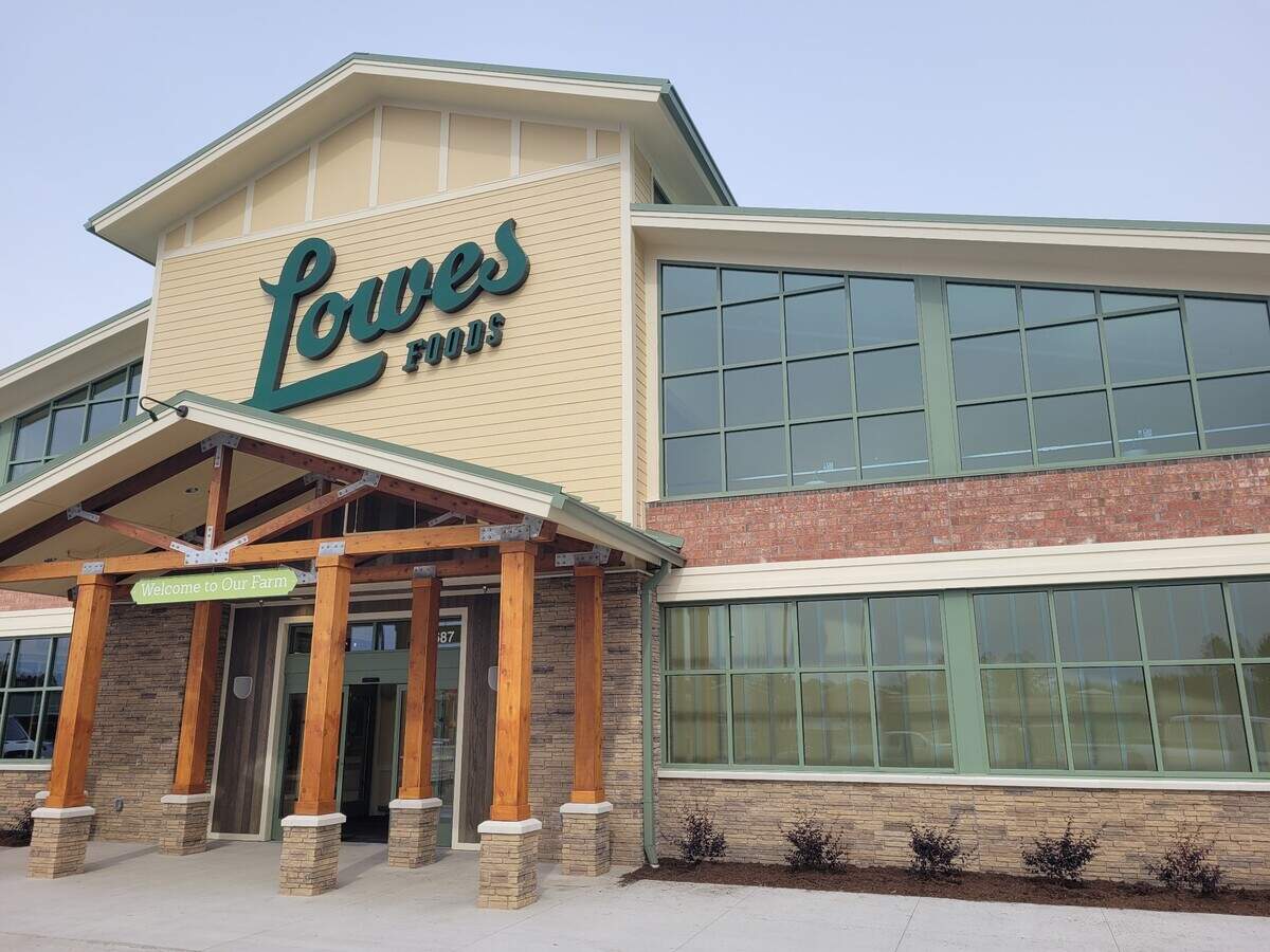 The Lowes Foods grocery store on Mill Park Drive in Cary Greystone.