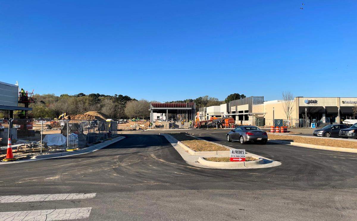 Ram Realty Advisors expects to complete the construction of roughly a dozen storefronts, two freestanding retail buildings and The Commons, a public green with two small storefronts, at University Place on Estes Drive in Chapel Hill by the end of 2024.