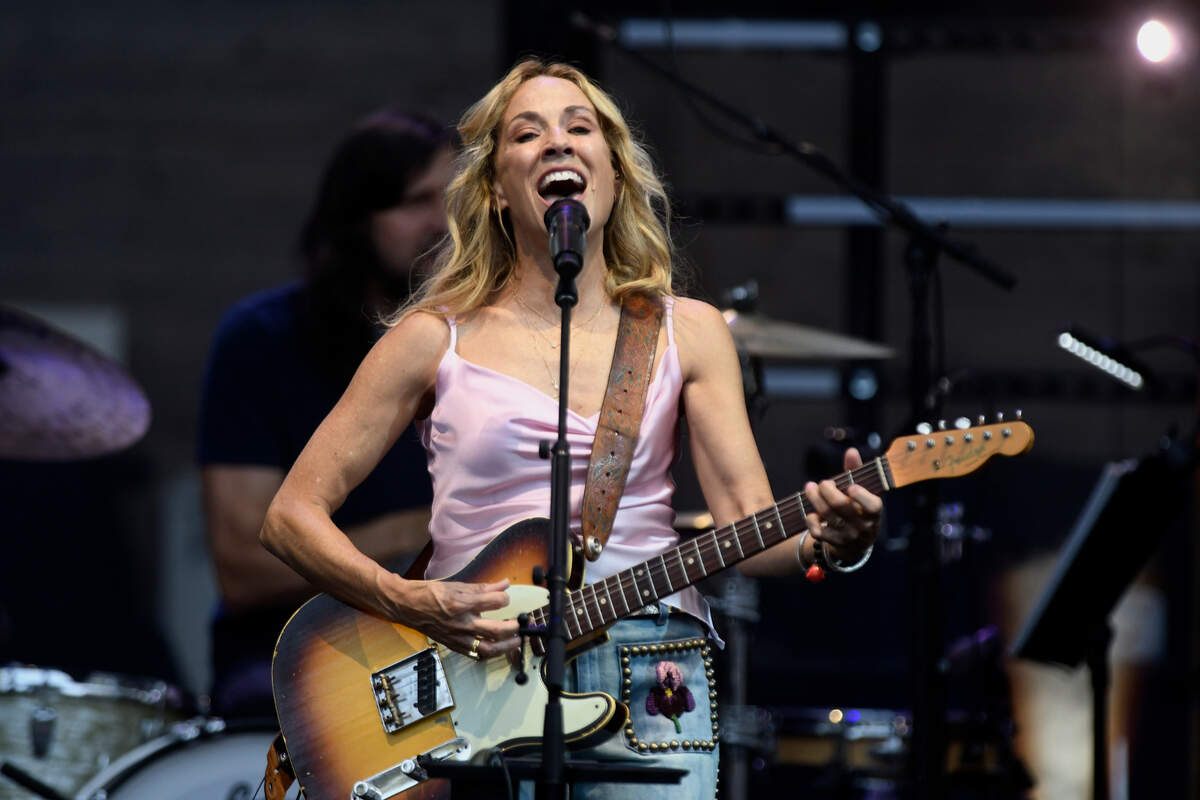 Sheryl Crow opens for Jason Isbell and the 400 Unit, Monday night, June 13, at Cary, N.C.’s Koka Booth Amphitheatre.