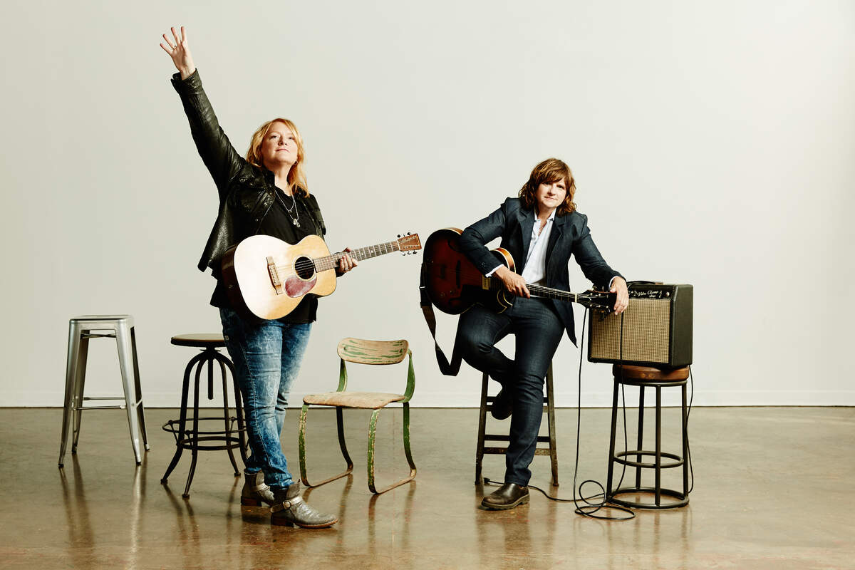 Emily Saliers, left, and Amy Ray are Indigo Girls, who play Durham Performing Arts Center Sept. 7.