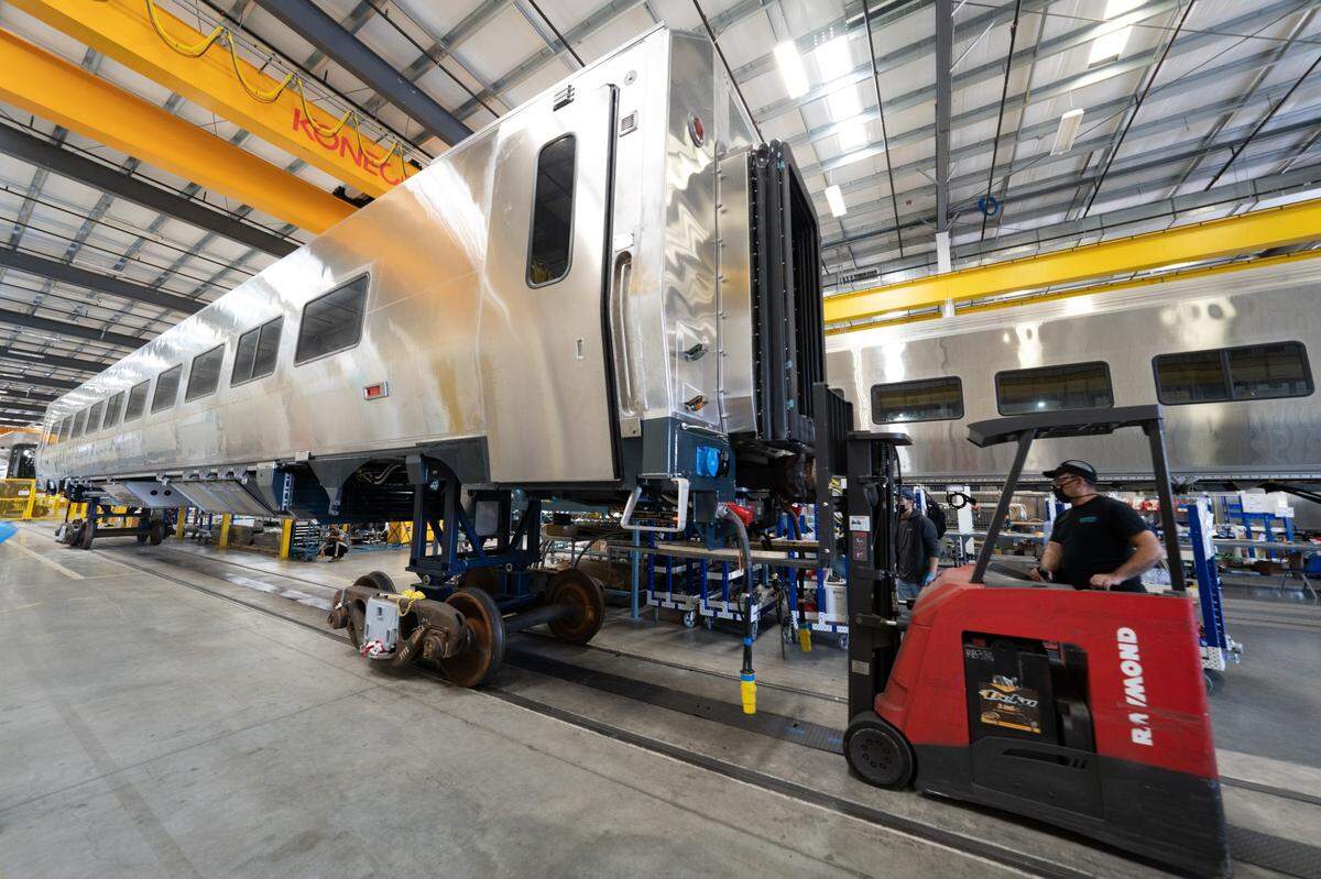 Siemens Mobility plans to building a manufacturing plant in Lexington, N.C., to make passenger rail cars. The company says the plant will employ more than 500 workers.