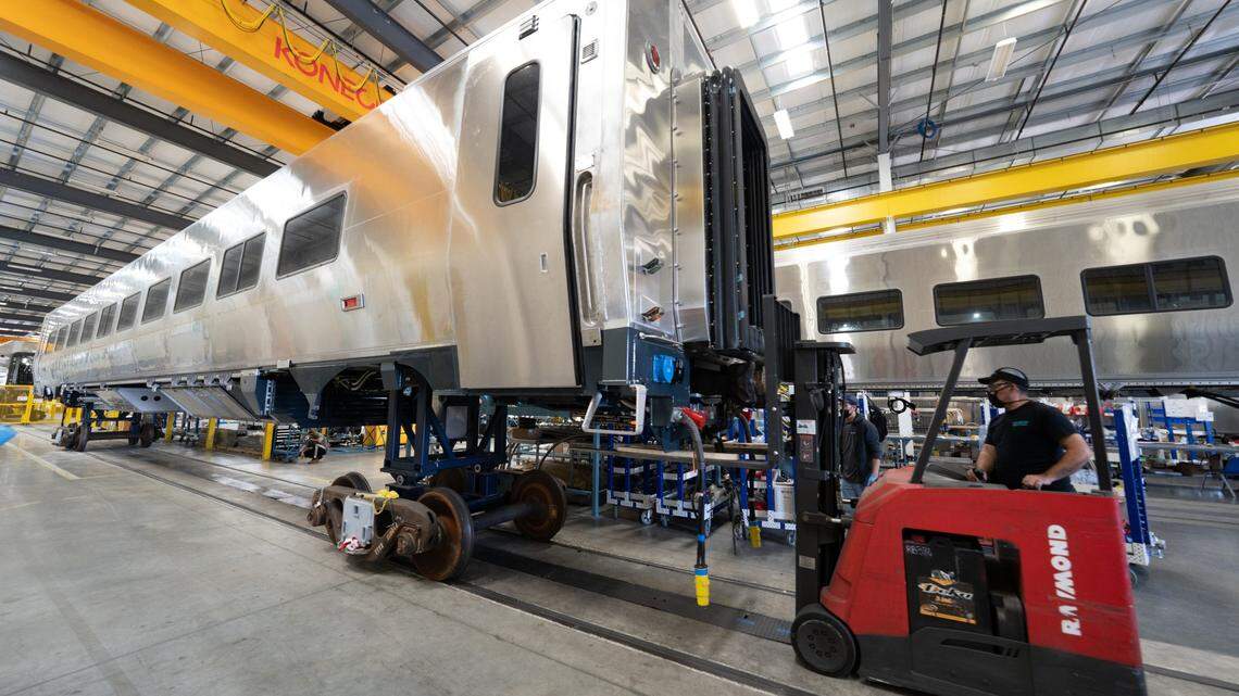 Siemens Mobility plans to building a manufacturing plant in Lexington, N.C., to make passenger rail cars. The company says the plant will employ more than 500 workers.