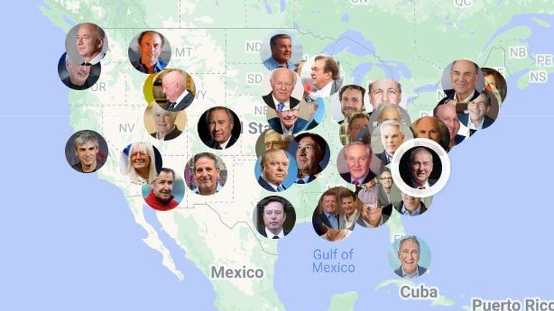 Forbes magazine names the richest people in the United States for 2023.