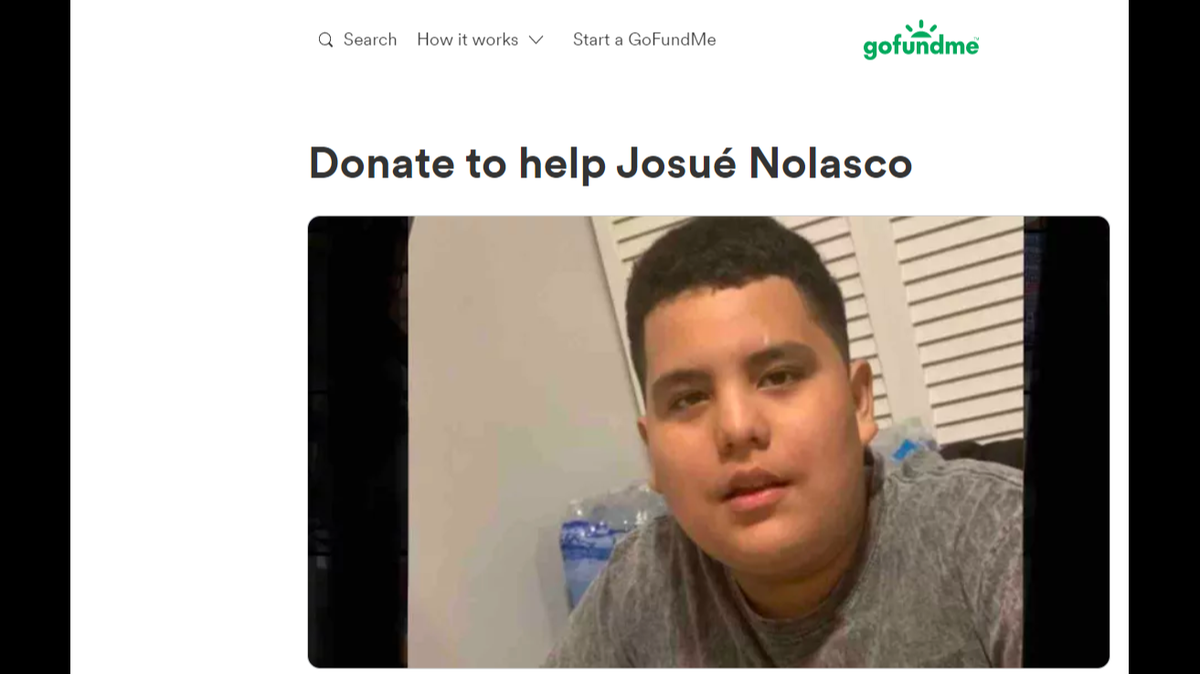 Josue Nolaso was 13 years old.