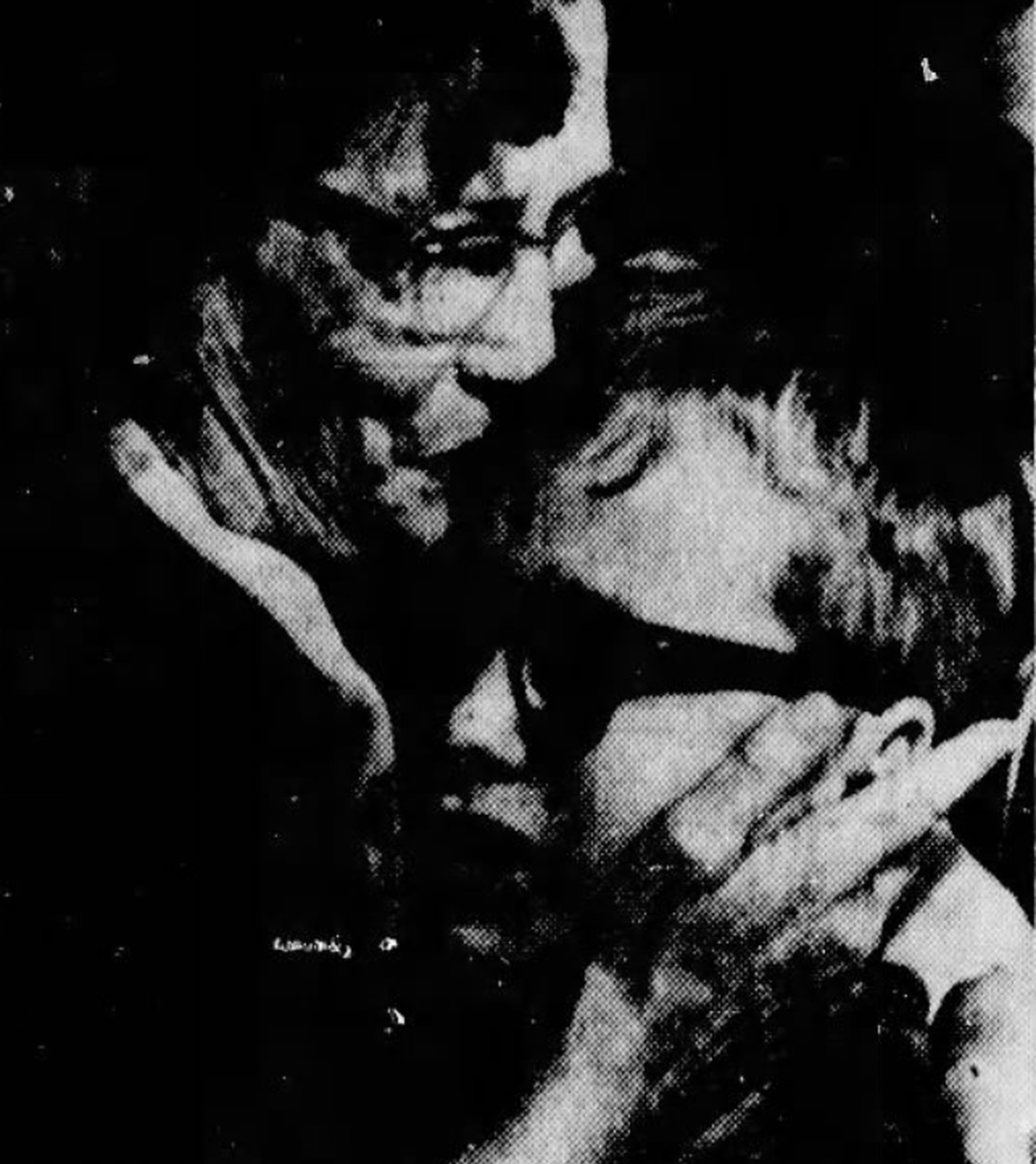 David Harvey of Fayetteville and his mother reunited after his 13-day ordeal inside a boxcar.