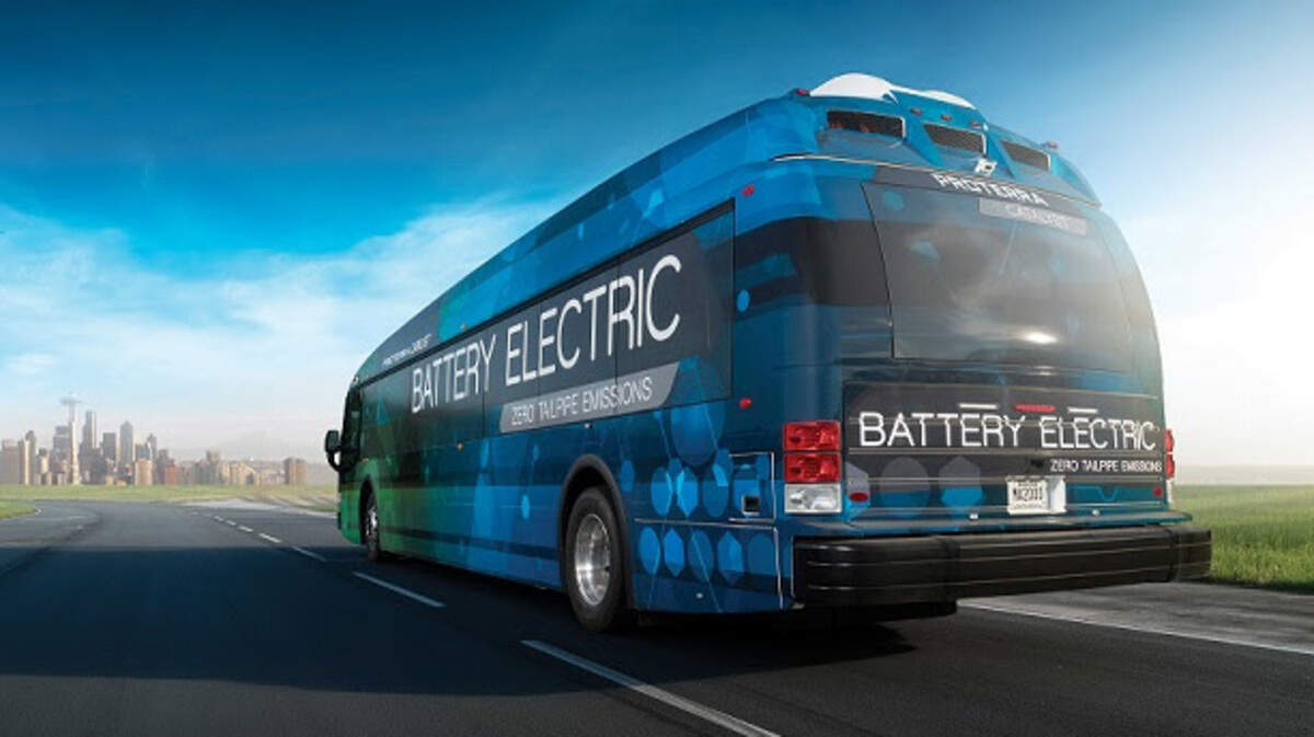 GoTriangle expects to buy two electric buses like this one from Proterra, a California company with a manufacturing plant in Greenville, S.C.