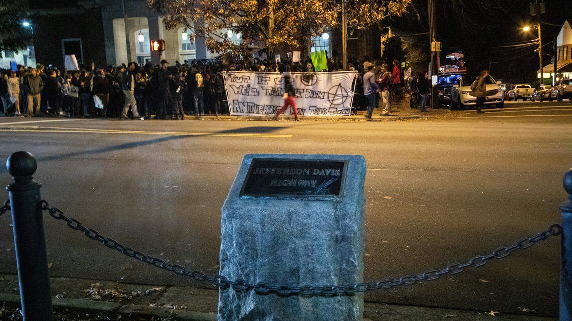 Chapel Hill removes Confederate road marker, black history marker ahead of planned protests